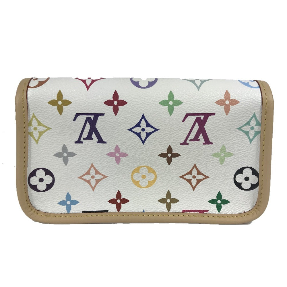 LOUIS VUITTON M14194 Monogram Multicolor LV×TM Nano Diane Takashi Murakami Collaboration Bag Crossbody Pochette Flap Shoulder Bag Monogram Multicolor Canvas Women's Bronze White
