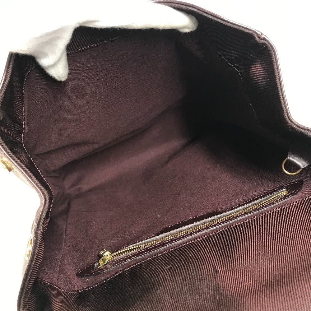 LOUIS VUITTON M30176 タイガ カシアー バックパック カバン フラップ リュックサック タイガレザー ユニセックス アカジュー ワインレッド