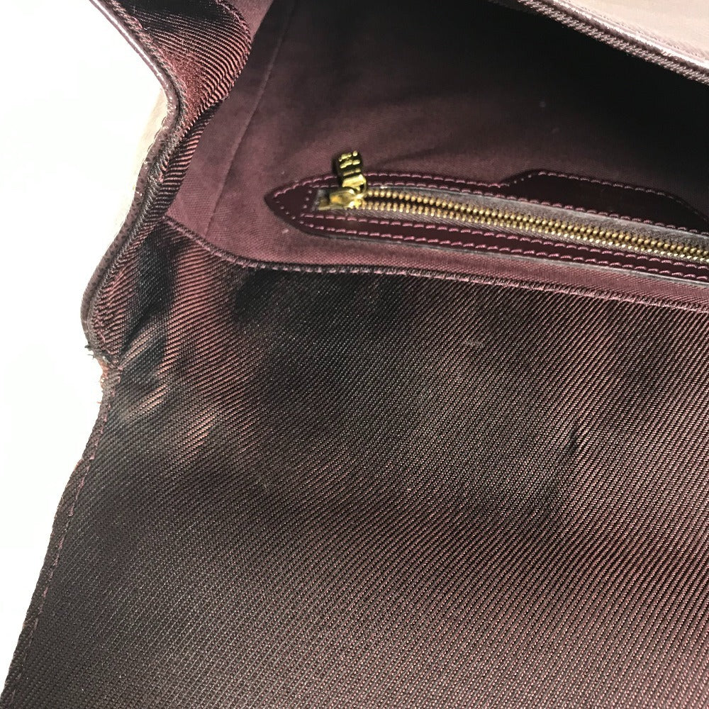 LOUIS VUITTON M30176 タイガ カシアー バックパック カバン フラップ リュックサック タイガレザー ユニセックス アカジュー ワインレッド