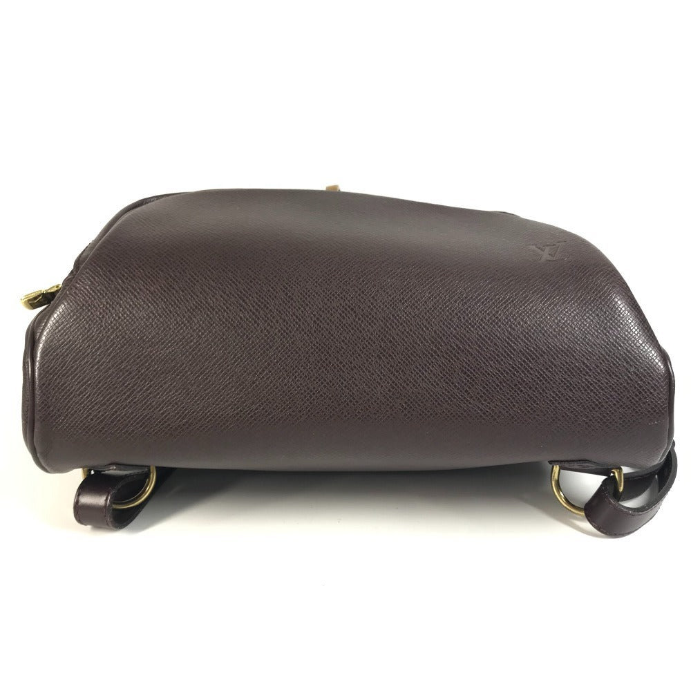 LOUIS VUITTON M30176 タイガ カシアー バックパック カバン フラップ リュックサック タイガレザー ユニセックス アカジュー ワインレッド