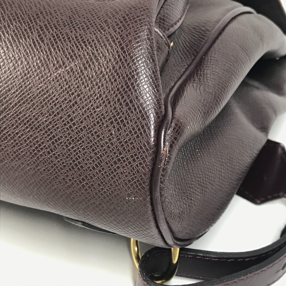 LOUIS VUITTON M30176 タイガ カシアー バックパック カバン フラップ リュックサック タイガレザー ユニセックス アカジュー ワインレッド