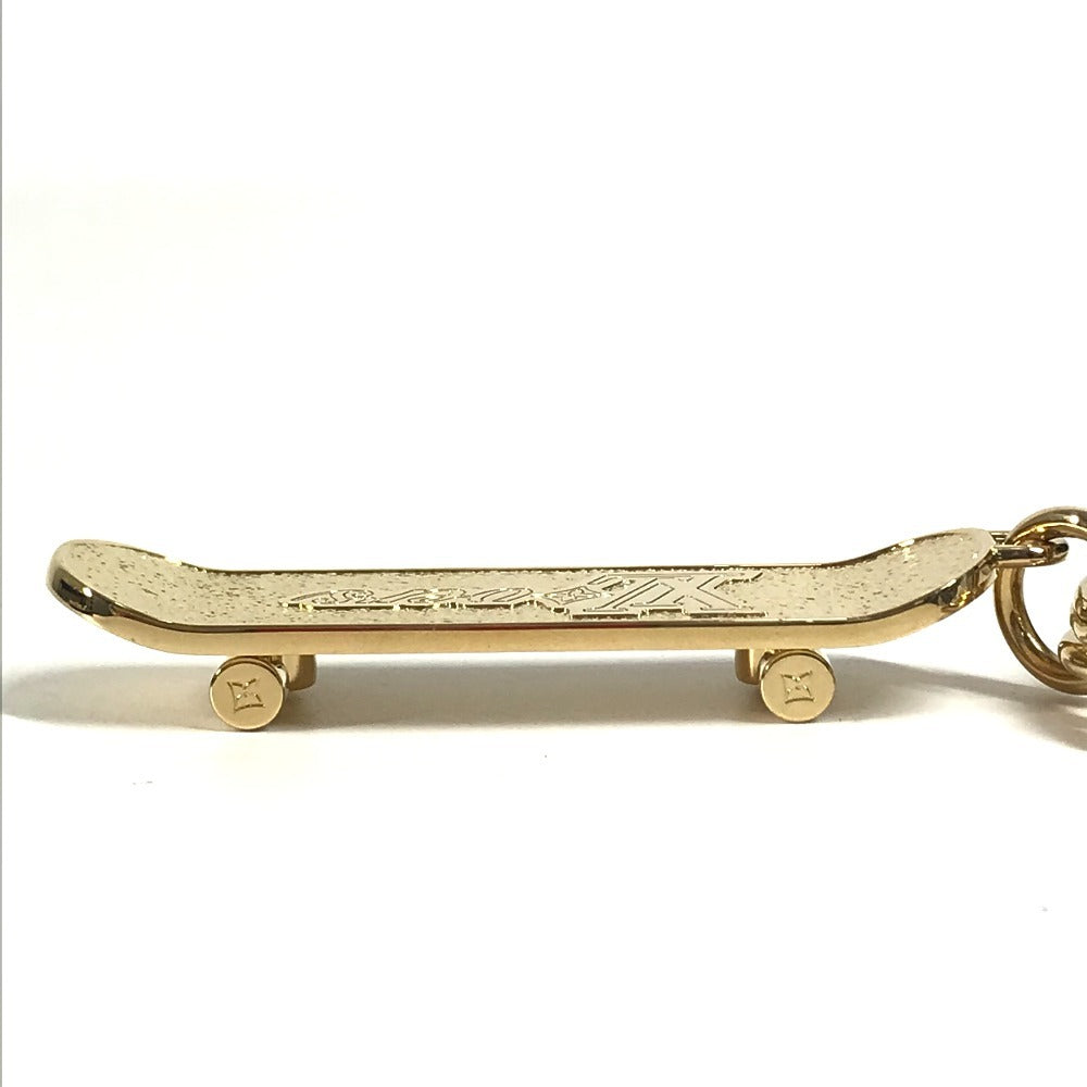 LOUIS VUITTON M02187 モノグラム キーホルダー LV スケートボード バッグチャーム キーホルダー メタル ユニセックス ゴールド