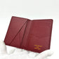 LOUIS VUITTON M26536 Monogram Heritage Stripe Card Case Organizer de Poche IC Card Case Unisex Red Stripe Red