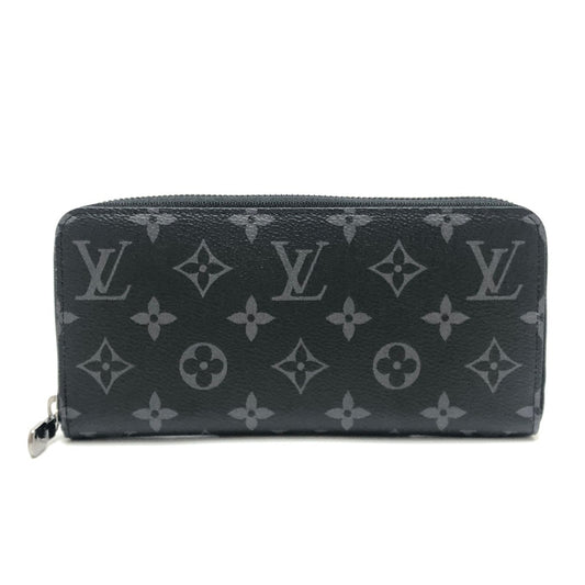 LOUIS VUITTON Ｍ11611 ジッピーウォレット・ホリゾンタル ラウンドジップ ロングウォレット 長財布 モノグラムエクリプスキャンバス メンズ ブラック