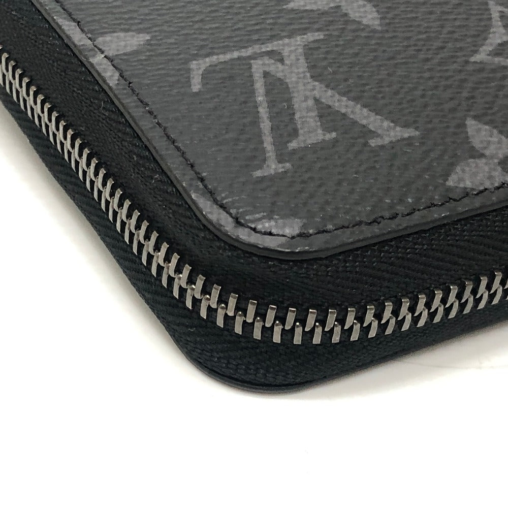 LOUIS VUITTON Ｍ11611 ジッピーウォレット・ホリゾンタル ラウンドジップ ロングウォレット 長財布 モノグラムエクリプスキャンバス メンズ ブラック