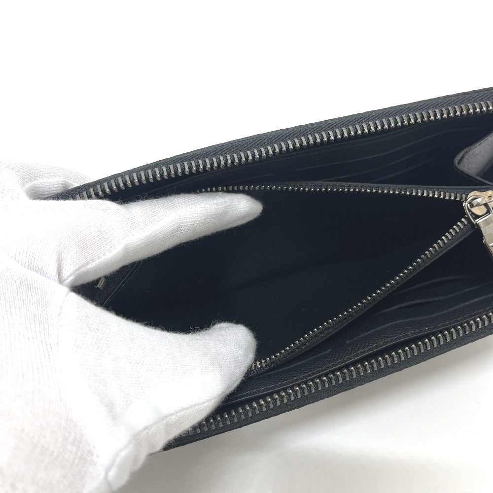 LOUIS VUITTON Ｍ11611 Zippy Wallet - Horizontal Round Zip Long Wallet Long Wallet Black Used