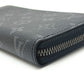LOUIS VUITTON Ｍ11611 Zippy Wallet - Horizontal Round Zip Long Wallet Long Wallet Black Used