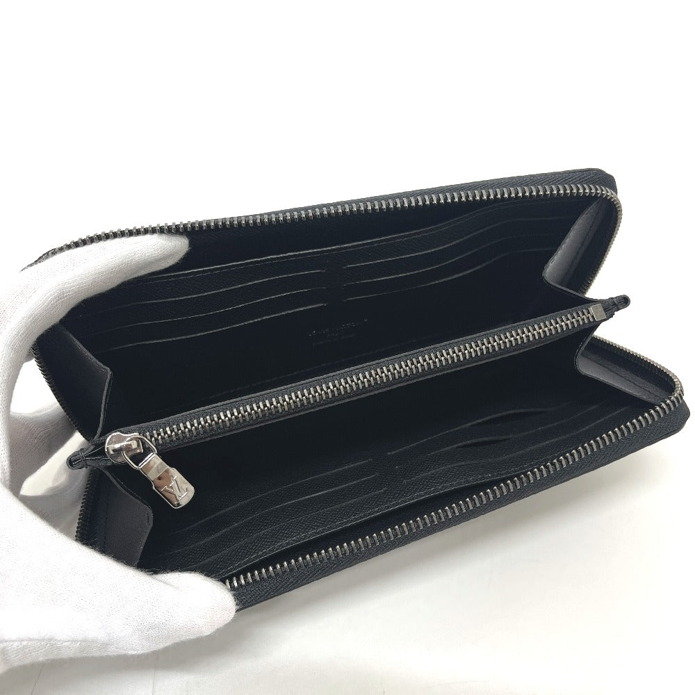 LOUIS VUITTON Ｍ11611 Zippy Wallet - Horizontal Round Zip Long Wallet Long Wallet Black Used