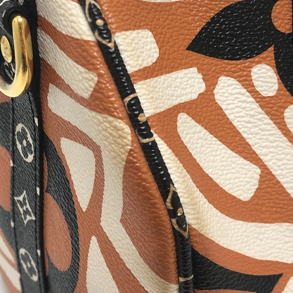 LOUIS VUITTON M56588 モノグラム・ジャイアント スピーディ バンドリエール25 LVクラフティ カバン ボストンバッグ レザー/PVC レディース ブラウン