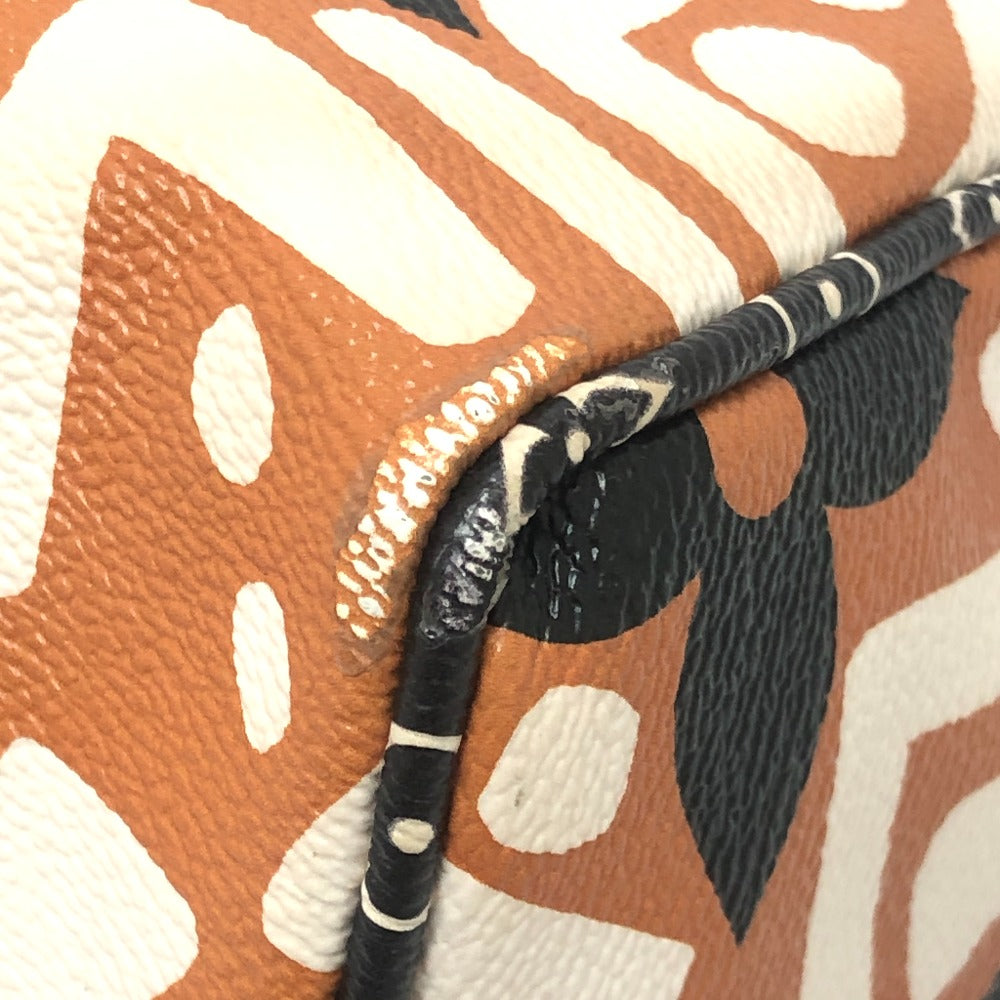 LOUIS VUITTON M56588 モノグラム・ジャイアント スピーディ バンドリエール25 LVクラフティ カバン ボストンバッグ レザー/PVC レディース ブラウン