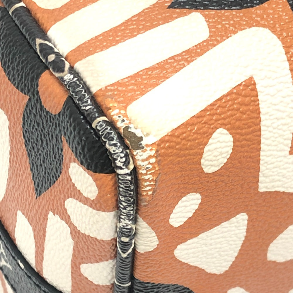 LOUIS VUITTON M56588 モノグラム・ジャイアント スピーディ バンドリエール25 LVクラフティ カバン ボストンバッグ レザー/PVC レディース ブラウン