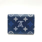 LOUIS VUITTON M29130 ヴィクター･ウォレット 短財布 ウォレット 財布 3つ折り財布 モノグラムシャドウレザー ユニセックス ネイビーブルー ネイビー