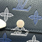 LOUIS VUITTON M29130 ヴィクター･ウォレット 短財布 ウォレット 財布 3つ折り財布 モノグラムシャドウレザー ユニセックス ネイビーブルー ネイビー