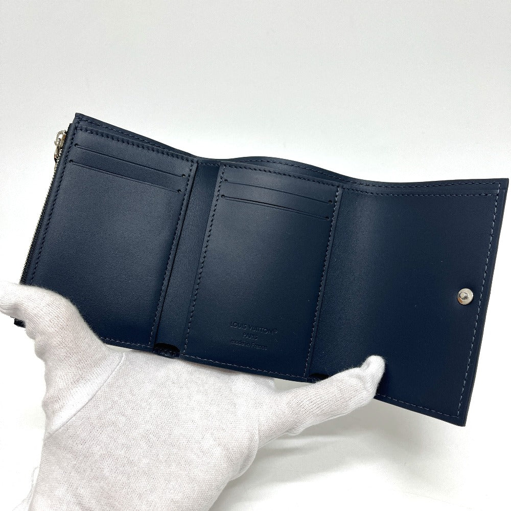 LOUIS VUITTON M29130 ヴィクター･ウォレット 短財布 ウォレット 財布 3つ折り財布 モノグラムシャドウレザー ユニセックス ネイビーブルー ネイビー