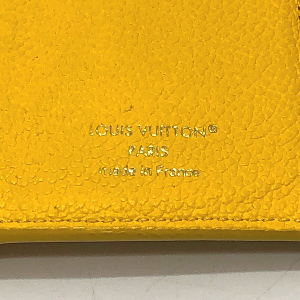 LOUIS VUITTON M14156 ポルトフォイユ・ヴィクトリーヌ 3つ折り財布 モノグラムアンプラントレザー レディース ギンコイエロー イエロー