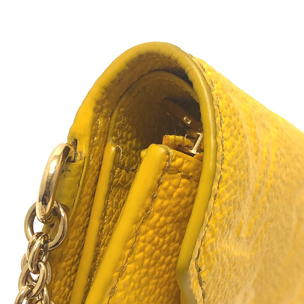 LOUIS VUITTON M14156 ポルトフォイユ・ヴィクトリーヌ 3つ折り財布 モノグラムアンプラントレザー レディース ギンコイエロー イエロー