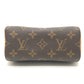 LOUIS VUITTON M81085 Nano Speedy 2-Way Bag Crossbody Shoulder Bag Handbag Monogram Canvas Women's Brown