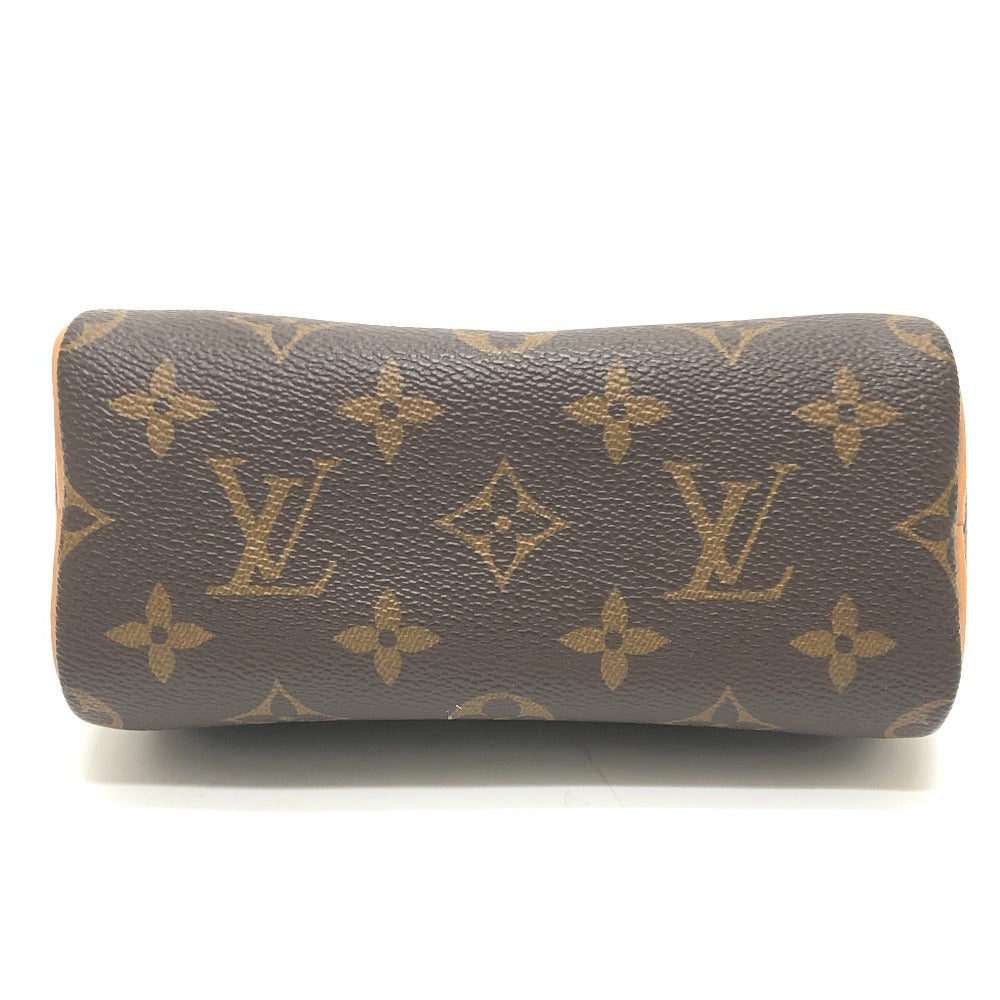 LOUIS VUITTON M81085 Nano Speedy 2-Way Bag Crossbody Shoulder Bag Handbag Monogram Canvas Women's Brown