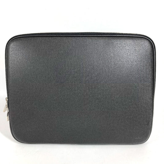 LOUIS VUITTON タイガ コンピュータースリーブ PCケース パソコン タブレットケース ポーチ タイガレザー ユニセックス アルドワーズ ブラック