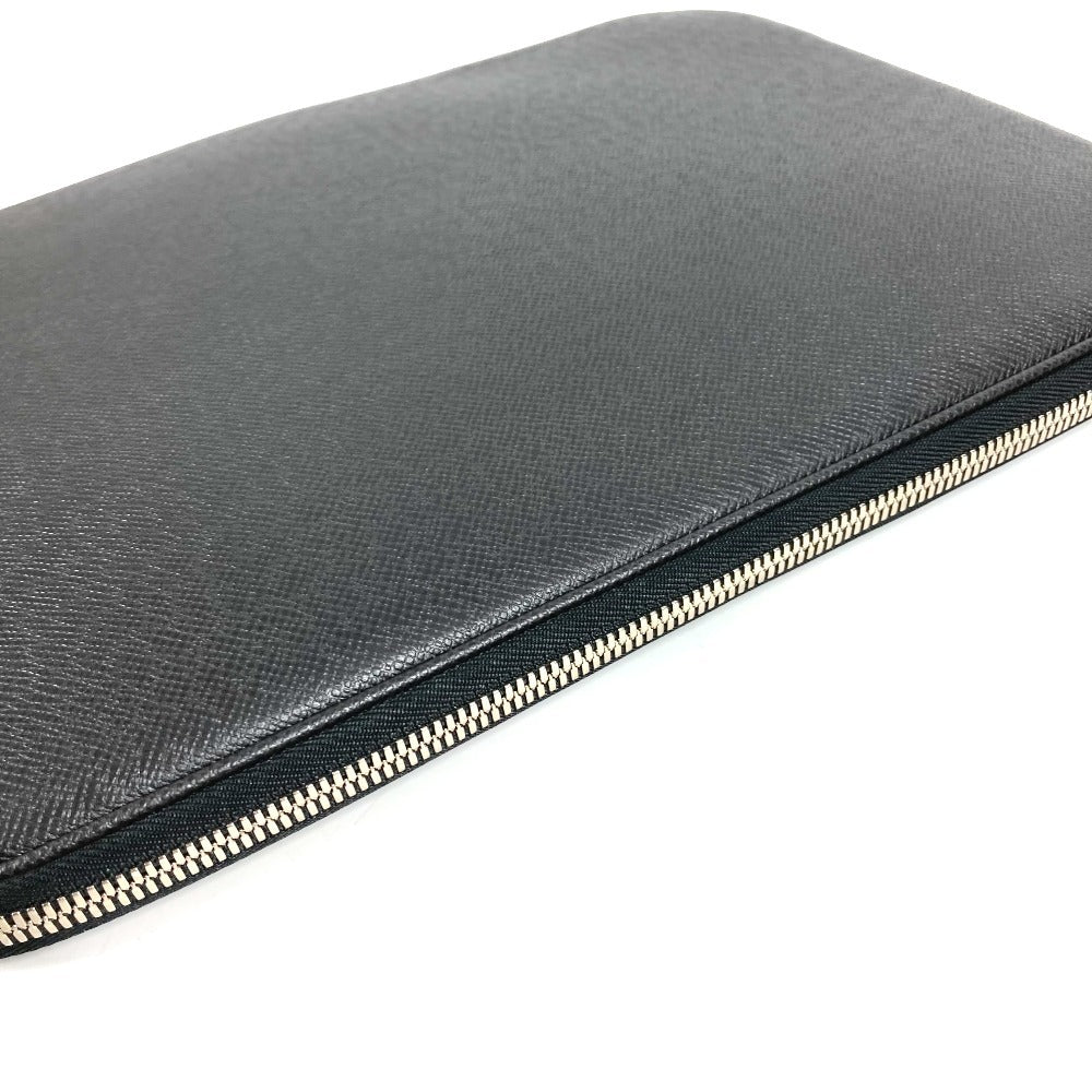 LOUIS VUITTON タイガ コンピュータースリーブ PCケース パソコン タブレットケース ポーチ タイガレザー ユニセックス アルドワーズ ブラック