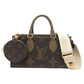 LOUIS VUITTON Ｍ46653 On the Go EW Bag 2WAY Shoulder Bag Crossbody Pochette Hand Bag MonogramCanvas Black Used