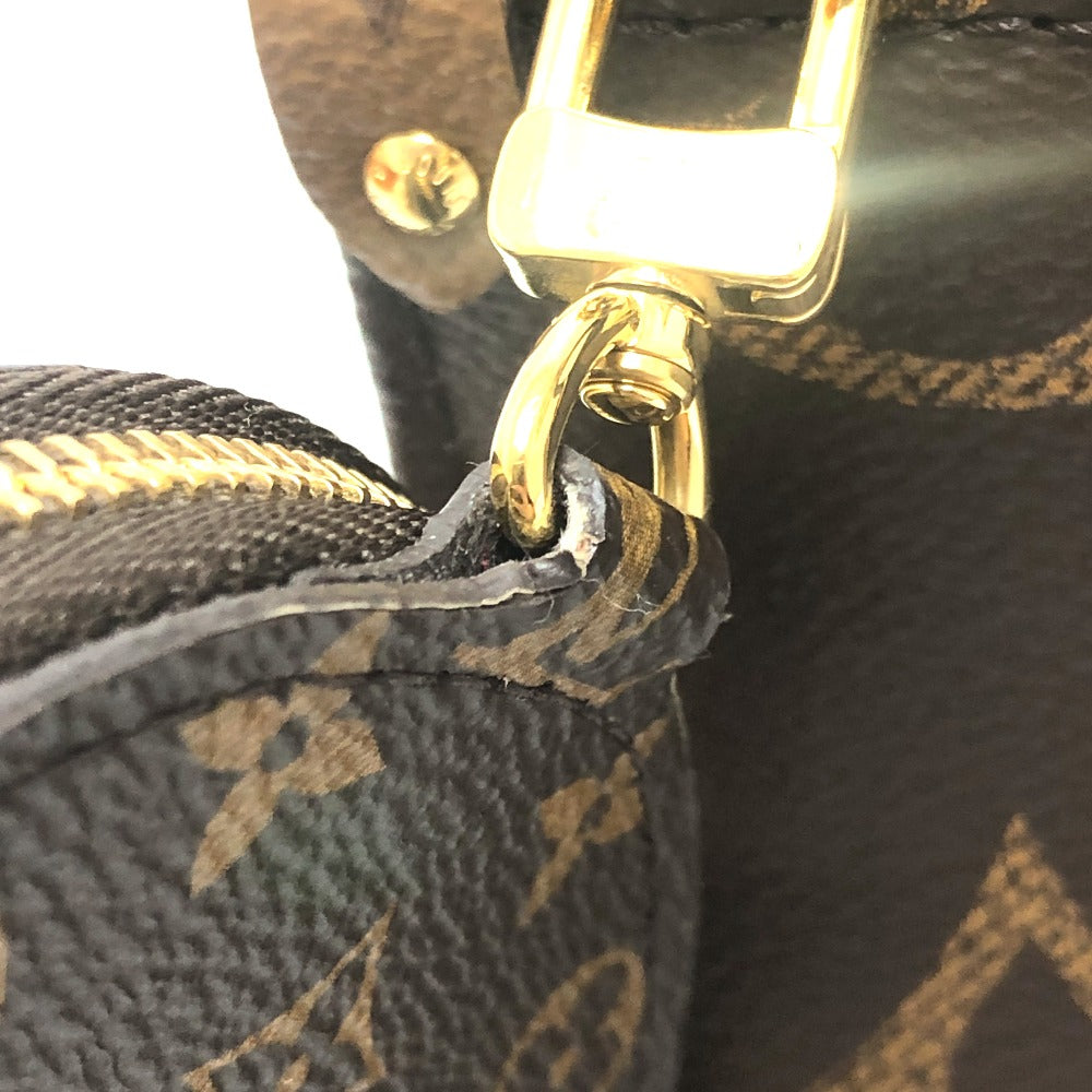 LOUIS VUITTON Ｍ46653 On the Go EW Bag 2WAY Shoulder Bag Crossbody Pochette Hand Bag MonogramCanvas Black Used