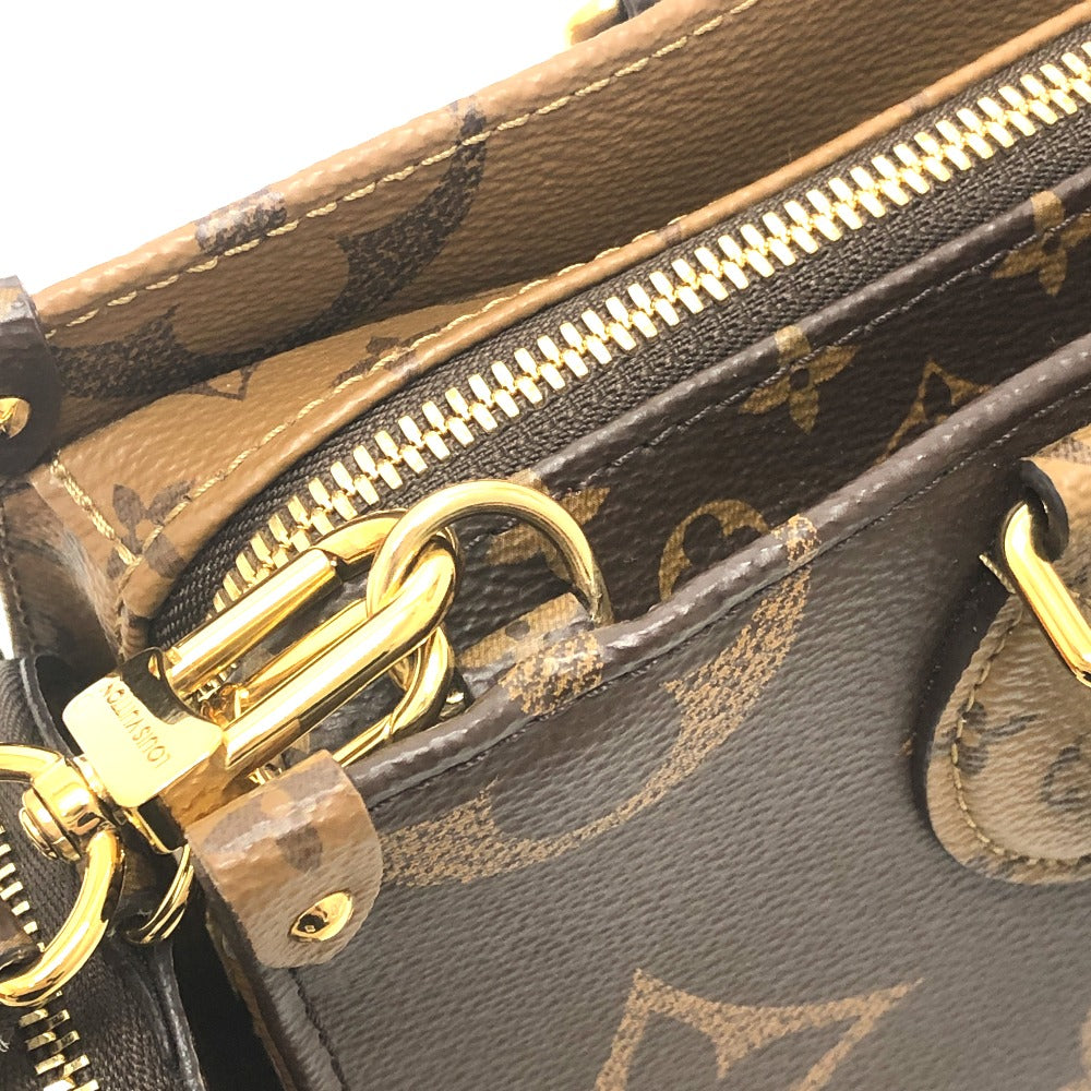 LOUIS VUITTON Ｍ46653 On the Go EW Bag 2WAY Shoulder Bag Crossbody Pochette Hand Bag MonogramCanvas Black Used