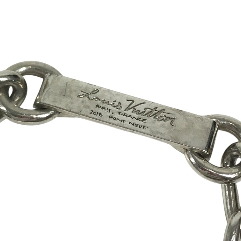 LOUIS VUITTON M68342 LV Staple Edition LV Staple Edition Accessories chain Bracelet Metal Silver Used