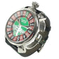 GAGA MILANO 5010.LV.01S Las Vegas, Limited Edition of 500 Worldwide Manure Roulette Dice with Coin Wristwatch SS / Leather Black Used