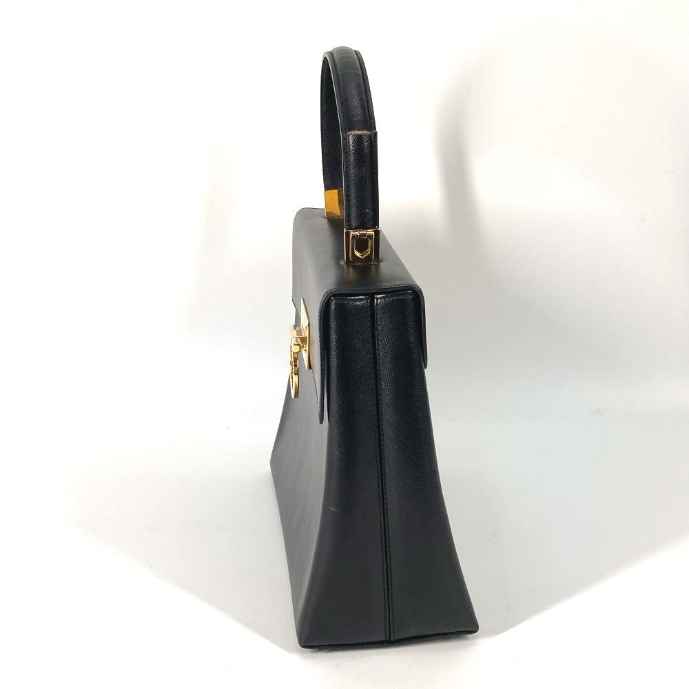 Salvatore Ferragamo AF-21 2WAY ガンチーニ カバン ショルダーバッグ ハンドバッグ レザー レディース ブラック
