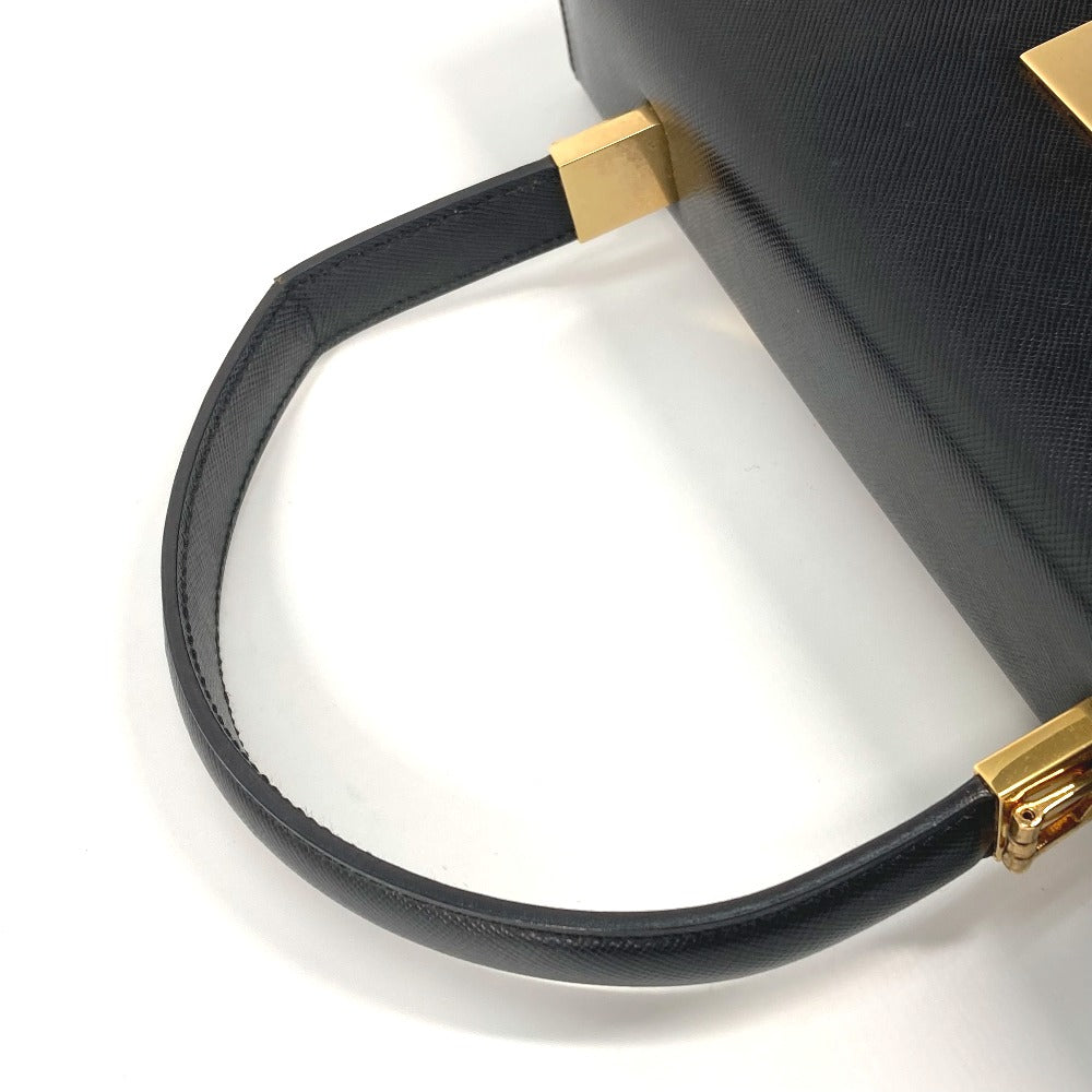 Salvatore Ferragamo AF-21 2WAY ガンチーニ カバン ショルダーバッグ ハンドバッグ レザー レディース ブラック