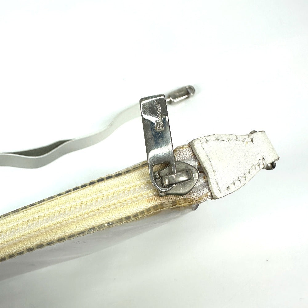 Salvatore Ferragamo ビーチバッグ ガンチーニ ロゴ カバン 肩掛け トートバッグ ショルダーバッグ ビニール レディース クリア - brandshop-reference