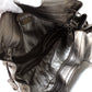 Salvatore Ferragamo Gancini Shoulder Bag, Handbag, Tote Bag, Leather, Women's, Bronze, Gray