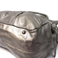 Salvatore Ferragamo Gancini Shoulder Bag, Handbag, Tote Bag, Leather, Women's, Bronze, Gray