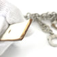Salvatore Ferragamo Gancini Chain Belt in White Leather for Women