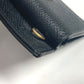 Salvatore Ferragamo Wallet Coin Purse Crossbody Pouch Gancini Logo Card Coin Case Card Case with Chain Business Card Holder Coin Case Leather Women's Black