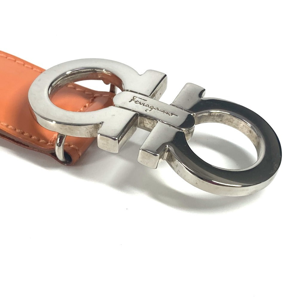 Salvatore Ferragamo ガンチーニ ロゴ バックル アクセサリー ベルト レザー レディース オレンジ - brandshop-reference