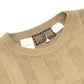 FENDI fendi club Zucca Pequin FF Logo Apparel Tops Long Sleeve Sweater Cotton Men's Beige