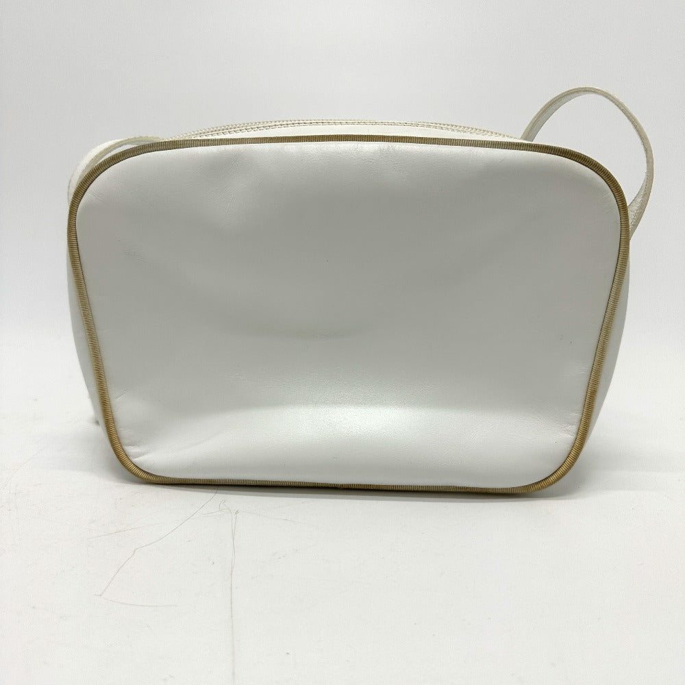 Salvatore Ferragamo BA214183 ヴァラ リボン ショルダーバッグ レザー レディース ホワイト