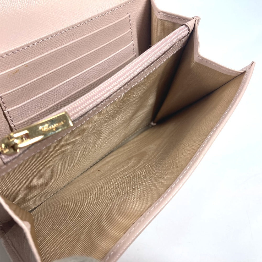 Salvatore Ferragamo ストラップ付  ヴァラ リボン りぼん ポーチ フラップ クラッチバッグ レザー レディース ピンク - brandshop-reference
