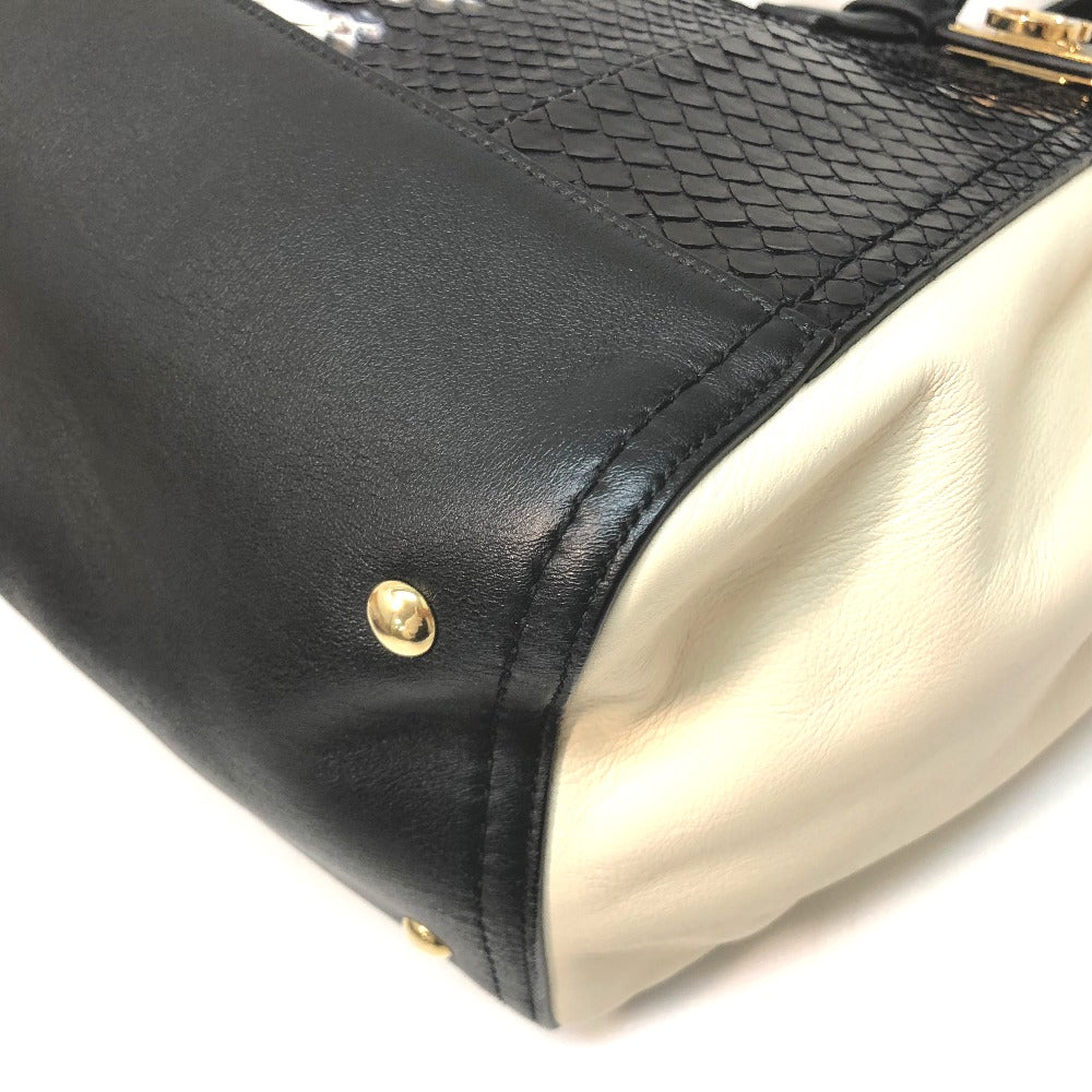 Salvatore Ferragamo Gancini Shoulder Bag, Handbag, Women's, Black