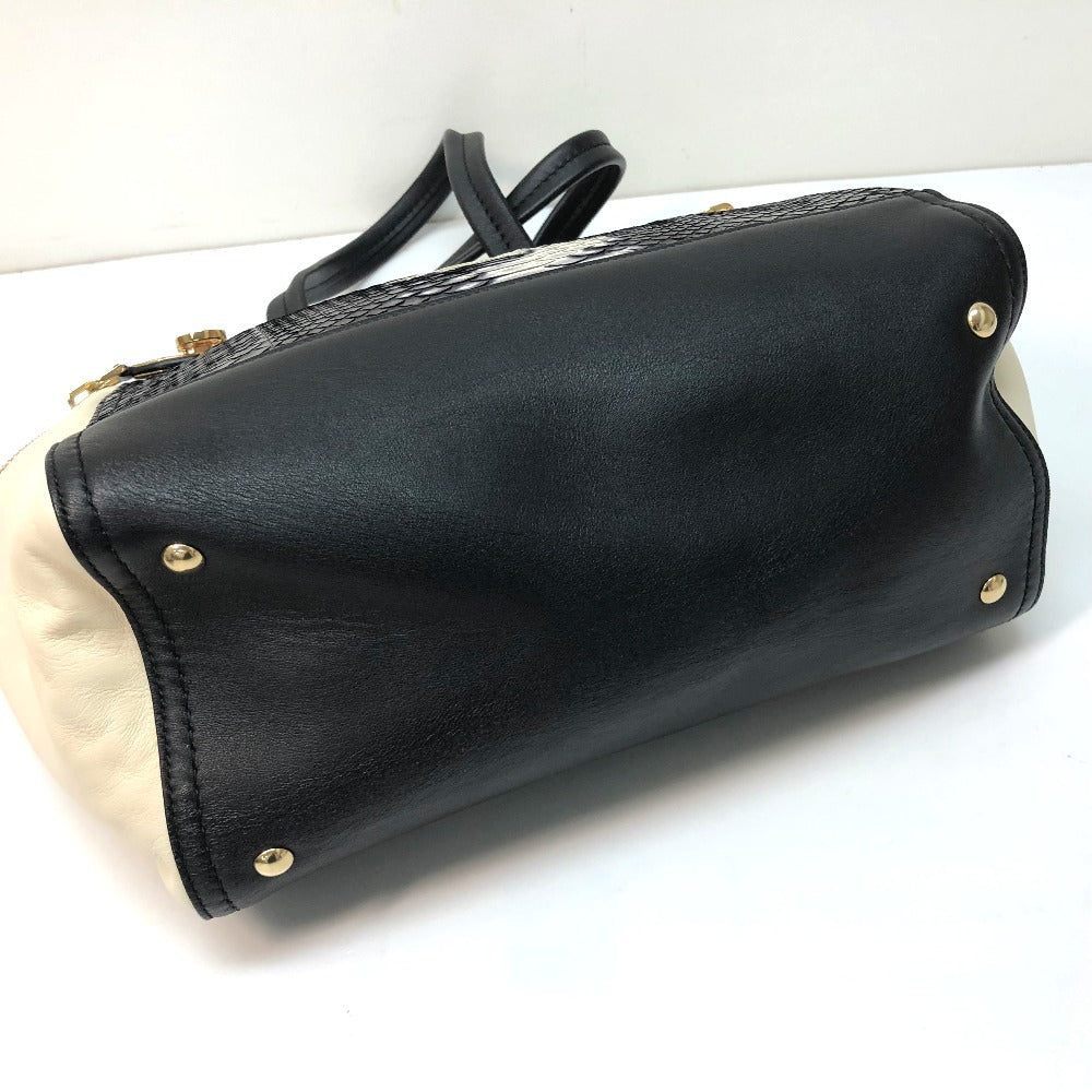 Salvatore Ferragamo Gancini Shoulder Bag, Handbag, Women's, Black