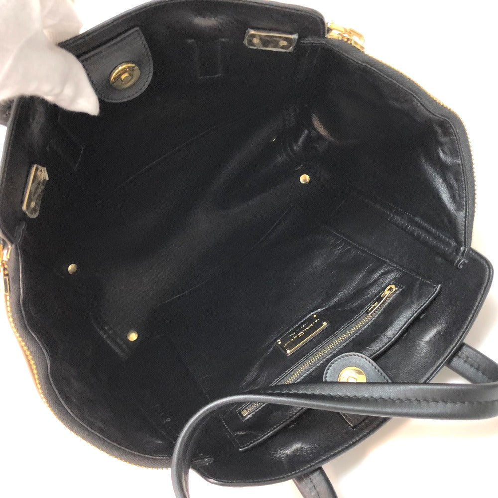 Salvatore Ferragamo Gancini Shoulder Bag, Handbag, Women's, Black
