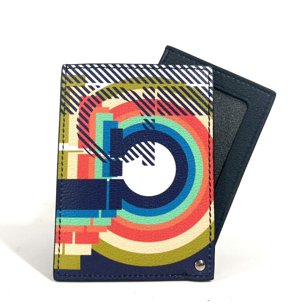 Salvatore Ferragamo ロゴ 名刺入れ パスケース カードケース レザー ユニセックス マルチカラー - brandshop-reference