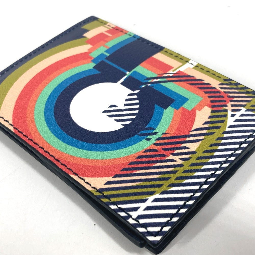 Salvatore Ferragamo ロゴ 名刺入れ パスケース カードケース レザー ユニセックス マルチカラー - brandshop-reference