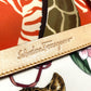 Salvatore Ferragamo 肩掛け アニマル総柄 トラ カバン ハンドバッグ トートバッグ ナイロン レディース マルチカラー