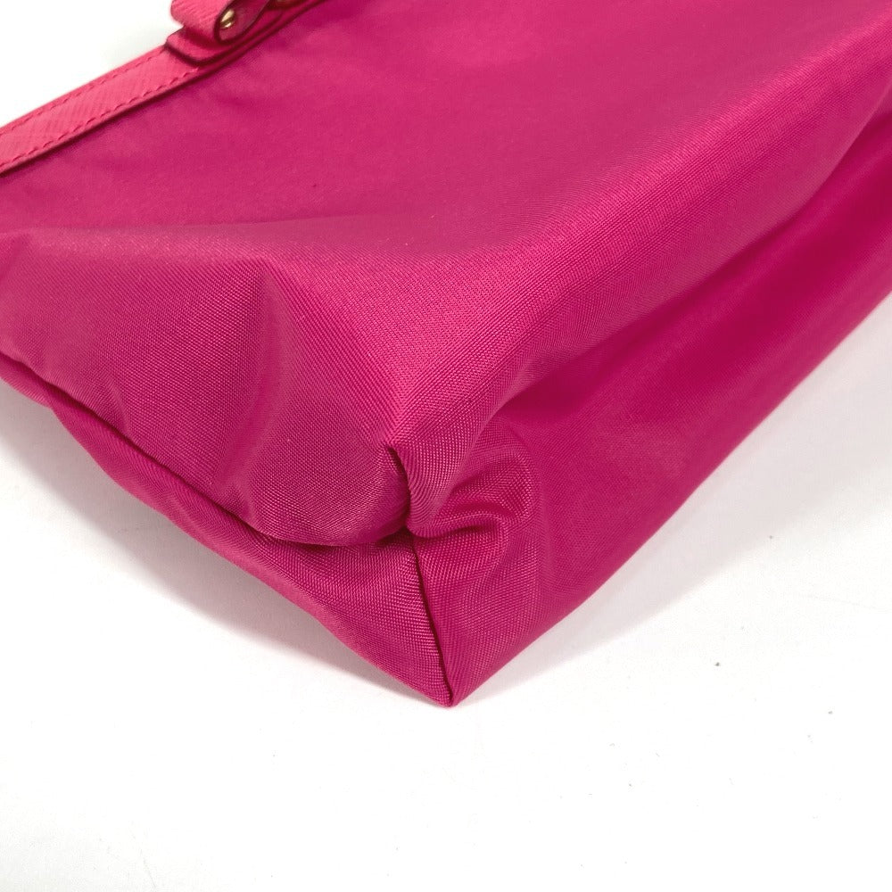 Salvatore Ferragamo リボン ロゴ りぼん ヴァラ メイクポーチ マルチポーチ 化粧ポーチ ナイロン レディース ピンク - brandshop-reference