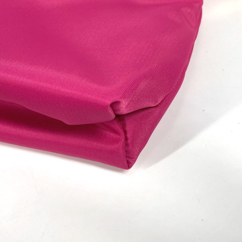 Salvatore Ferragamo リボン ロゴ りぼん ヴァラ メイクポーチ マルチポーチ 化粧ポーチ ナイロン レディース ピンク - brandshop-reference