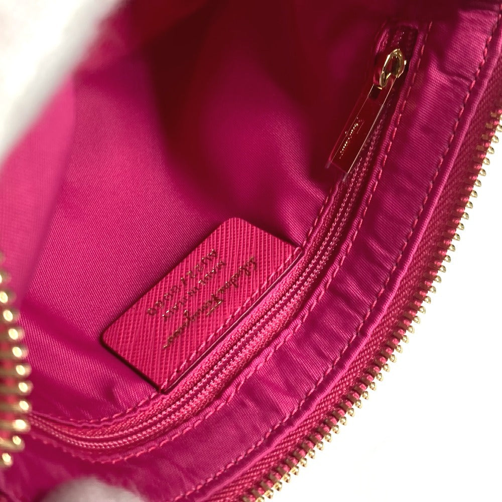 Salvatore Ferragamo リボン ロゴ りぼん ヴァラ メイクポーチ マルチポーチ 化粧ポーチ ナイロン レディース ピンク - brandshop-reference
