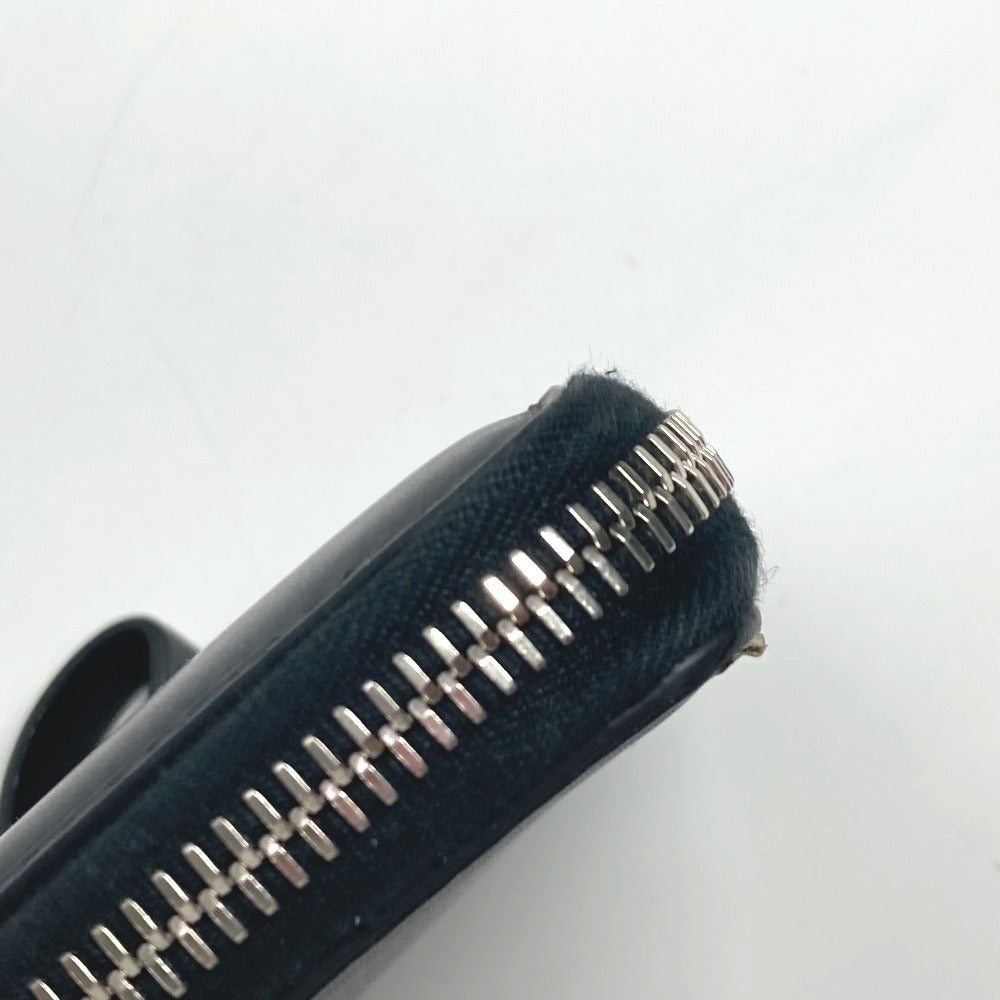 Valentino Garavani ストラップ付 ロゴ VLTN ネックウォレット ラウンドファスナー 2つ折り財布 レザー ユニセックス ブラック - brandshop-reference